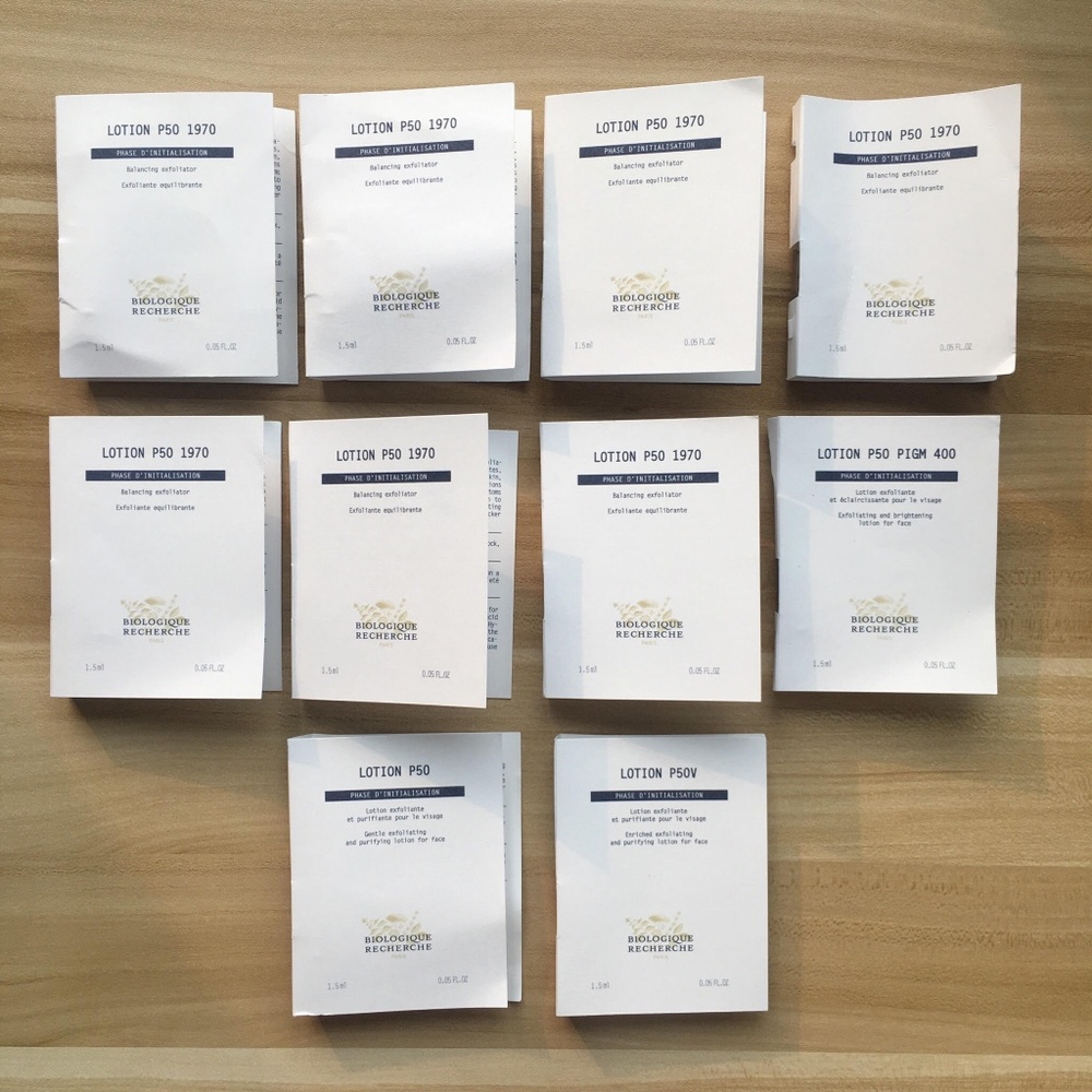 Biologique Recherche Lotion P50 Samples